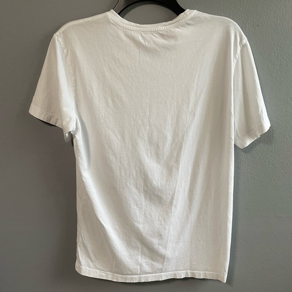 Mango man graphic short sleeves white t-shirt. Size small. - Picture 2 of 4